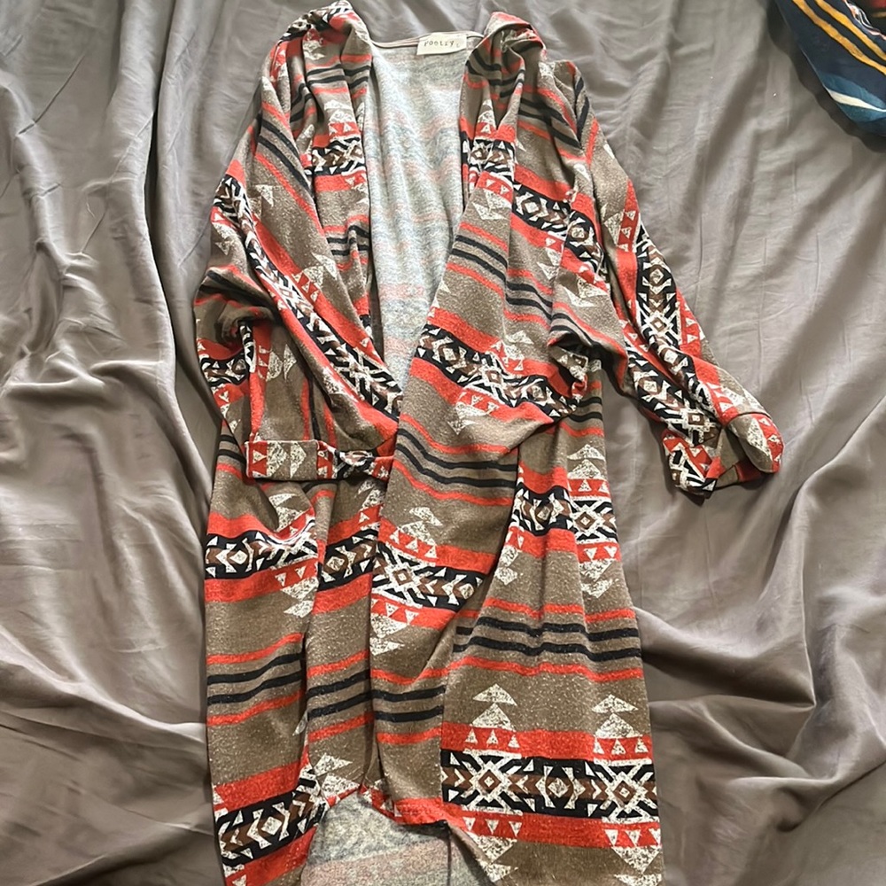 Long cardigan. Size Large